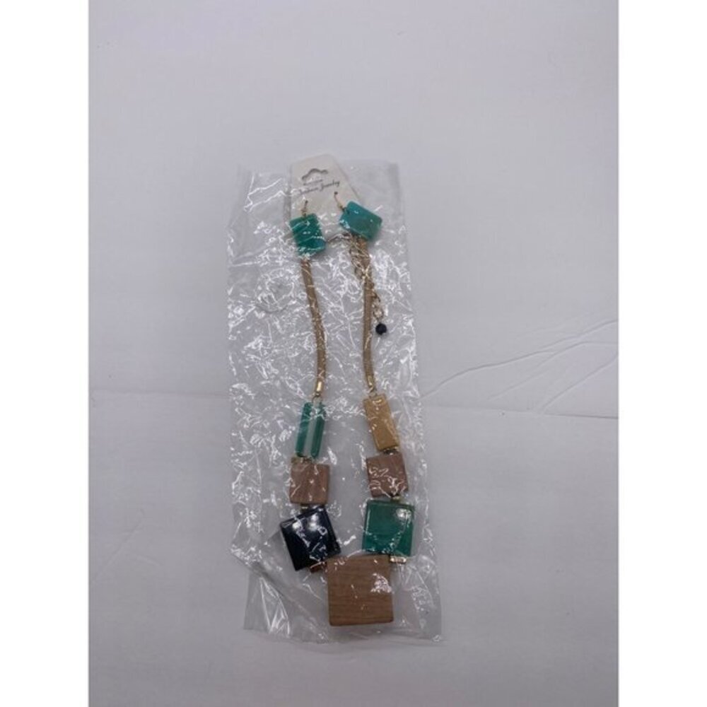 Fashion Jewelry Women's Necklace Earrings Multicolor